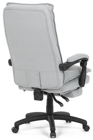 Irodai Forgószék Szinkronmechanizmussal, Ezüst Szövet Kárpittal KA-Y350 SIL