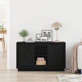 Fekete tölgy oldalszekrény 102x35x60 cm Mérnöki fa