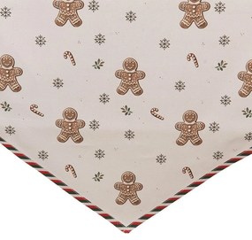 Karácsonyi pamut asztali futó 50x160 cm Classic Gingerbread Magic