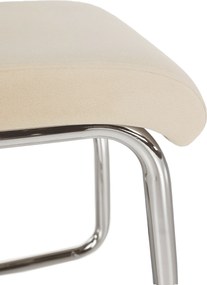 Étkezőszék, bézs Dulux Velvet szövet/világos varrás, ABIRA NEW