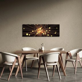 Az absztrakció képe (órával) (90x30 cm)