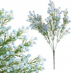 Mesterséges Gipszkarton Kék Mesterséges Virágok Csokor Váza 48cm 1db