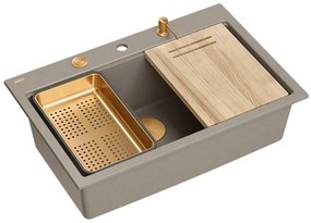 gránit mosogató MARC 110 WORKSTATION Beige