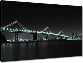 Vászonkép 90x60 Türkiz fények