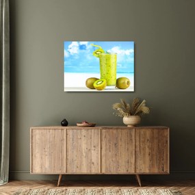 Kép - kiwi smoothie (üvegen) (70x50 cm)