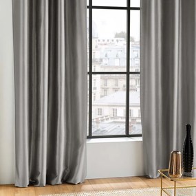 Sötétszürke szatén függöny 140x240 cm Shana – douceur d'intérieur