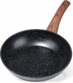 Tapadásmentes gránit serpenyő 20 cm Vilde Black&amp;Wood Indukciós