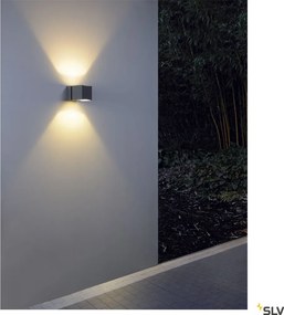SLV SQUARE 1000335 Fali lámpa 1x42W/G9 IP44