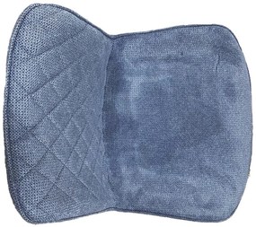 Zoe étkezőszék 2 db, acélkék