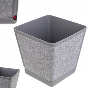 Virágtartó Fedő 24 cm Magas, Szürke, Állvánnyal