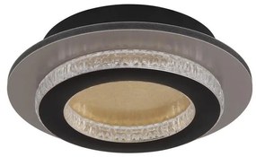 Globo 48042-12G - LED mennyezeti lámpatest JAYDEN LED/12W/230V, átmérő 20 cm, fekete