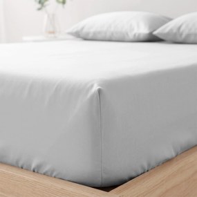 Goldea pamut gumis lepedő - világosszürke 80 x 200 cm