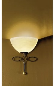 EGLO 89135 - BELUGA fali lámpa 1xE27/60W antik barna