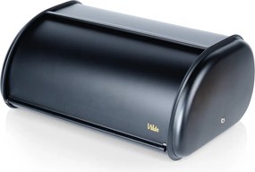 Nagy Kenyértartó Fekete Fém Konyhai Kenyértartó Zsemle