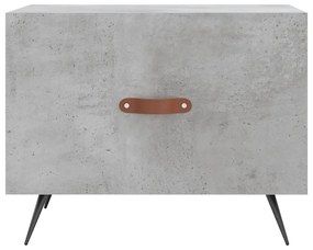 Betonszürke szerelt fa dohányzóasztal 50 x 50 x 40 cm