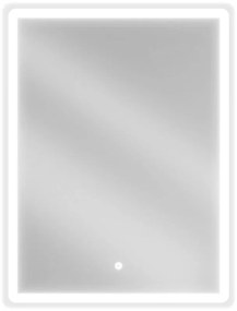 Mexen Navia, LED fürdoszobai tükör háttérvilágítással 60 x 80 cm, 6000K, páramentes, 9803-060-080-611-00