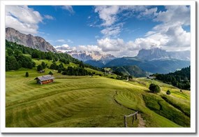 Poszterek keretben 60x40 Bárányok a hegyi réten