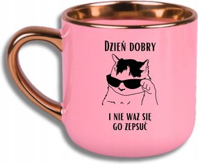 Bögre Rózsaszín Elegáns Nagy Vicces Ajándék Jó Reggelt