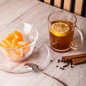 Altom 6 db üvegcsésze Snowflakes 300 ml