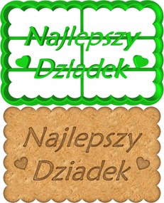 Forma Lyukasztó Nagymama És Nagypapa Napja Keret Felirat Legjobb Nagypapa 8cm