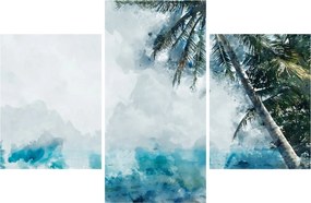 Egy pálmafa képe a tenger felett (90x60 cm)