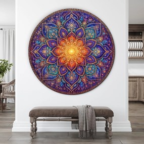 DUBLEZ | Fából készült kép - Mandala Magic | Prémium UV nyomtatás
