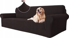 Ystyle Nyújtható Kanapé Huzat 4 személyes Szín Fekete/Kávévédő