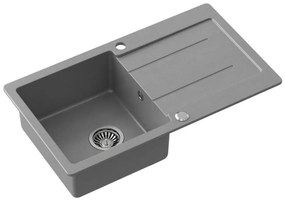 Samona - Konyhai mosogató SAMONA 77x44 cm gránit/szürke