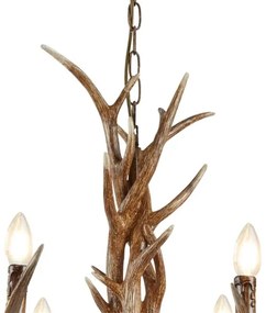 Searchlight 6416-6BR - STAG lógó csillár 6xE14/7W/230V láncon