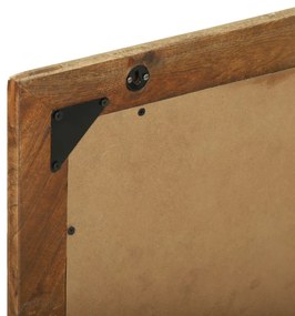 Fürdőszoba Tükör 50x22x70 cm Tömör Fa Újrahasznosított
