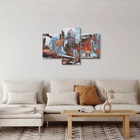 Kép - felhőkarcolók (90x60 cm)