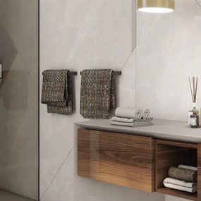 NIMCO MAC 29035-90 - Fali törölközőtartó MAYA 36 cm matt fekete