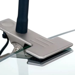 Orion Str 10-489- LED Rugalmas asztali lámpa klipsszel KURT LED/5W/230V ezüst