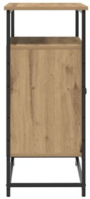 Fésülködőasztal Égerfa 69x35x80 cm Műgyanta és Acél