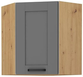 Felső sarok konyhaszekrény Lucid 58 x 58 GN 72 1F (artisan tölgy + dustgrey). 1045600