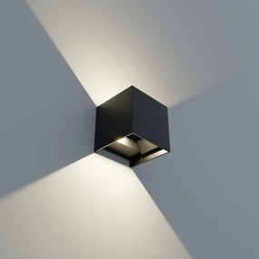 APLED - LED Kültéri fali lámpa CUBE 2xLED/3W/230V IP65