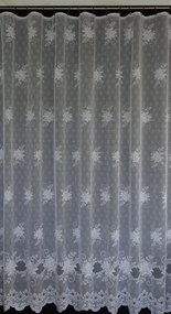 Mg Függöny 3060 Fehér Gyöngy 350x250 kész szalag K