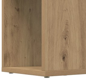 Könyvespolc Kézműves tölgy Szerelt fa 80 x 24 x 124 cm Tárolás