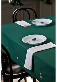 Pamutkeverék asztalterítő karácsonyi mintával 150x270 cm Christmas Fable – JUNA