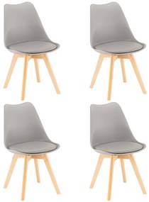 Silla étkezőszék 4 db szürke színben