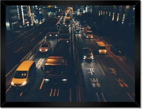 Poszterek keretben 40x30 Teherautók éjszaka