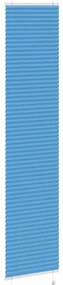 pliszírozott redőny kék 45x200 cm Szövetszélesség 44,4 cm