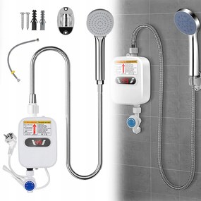 Vízmelegítő Elektromos vízmelegítő kézizuhannyal 3000W