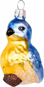 Retro gömb KĂ©zzel kĂ©szĂtett ĂŒveg cinege Folkstar