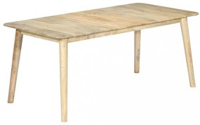 tömör mangófa étkezőasztal 180 x 90 x 76 cm