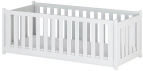 Gyerekágy 90 cm Connie (ágyráccsal) (fehér). Akció -10%. 1012929