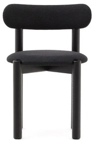 Fekete tölgyfa étkezőszék szett 2 db-os Nebai – Kave Home