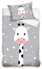 Zsiráf Starry gyerek, ovis ágyneműhuzat 90x120 cm, 40x60 cm