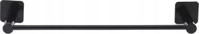 Fürdőszobai Törölközőtartó fekete 42 cm Rúd