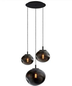 Kaspa AVIA BLACK 3 11158308 Függőlámpa 3x25W/E27 IP20
